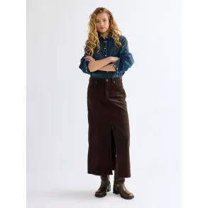 Wrangler - Nederdel - Maxi Skirt - Chocolate Torte