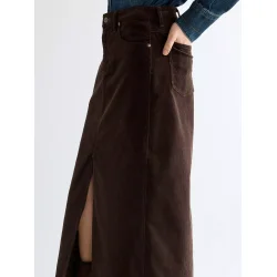 Wrangler - Nederdel - Maxi Skirt - Chocolate Torte