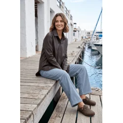 Amaze Cph - Fl�jlsbukser - Molly Corduroy - Stone Blue