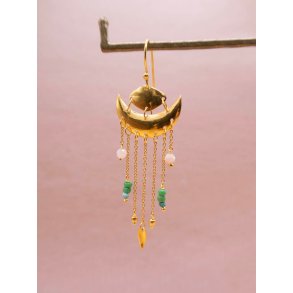 Craft Sisters - rering No.14 Green Quartz - 1 stk.