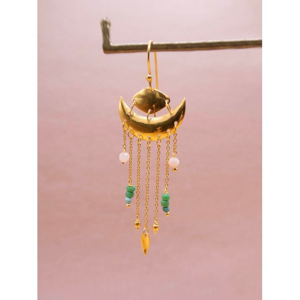 Craft Sisters - rering No.14 Green Quartz - 1 stk.