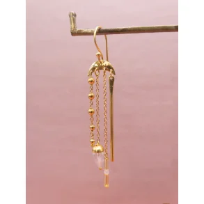 Craft Sisters - rering No.38 - Rose quartz - 1 stk.