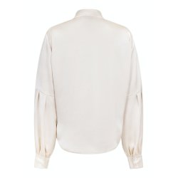 Neo Noir - Skjortebluse - Naja Satin Shirt - Ivory