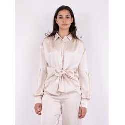 Neo Noir - Skjortebluse - Naja Satin Shirt - Ivory