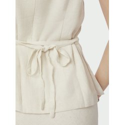 Neo Noir - Nassa Linen Top - Natural
