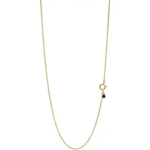 Enamel - Halskde Letter 45 cm - Forgyldt