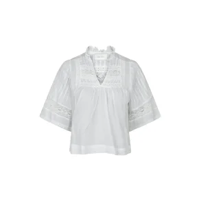 Neo Noir - Bluse - Siama S Volle Blouse - White