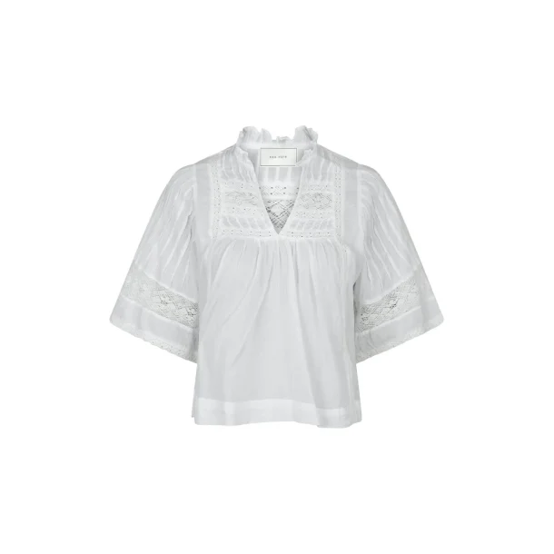Neo Noir - Bluse - Siama S Volle Blouse - White