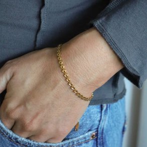 By Str - Mindy Armbnd - Forgyldt