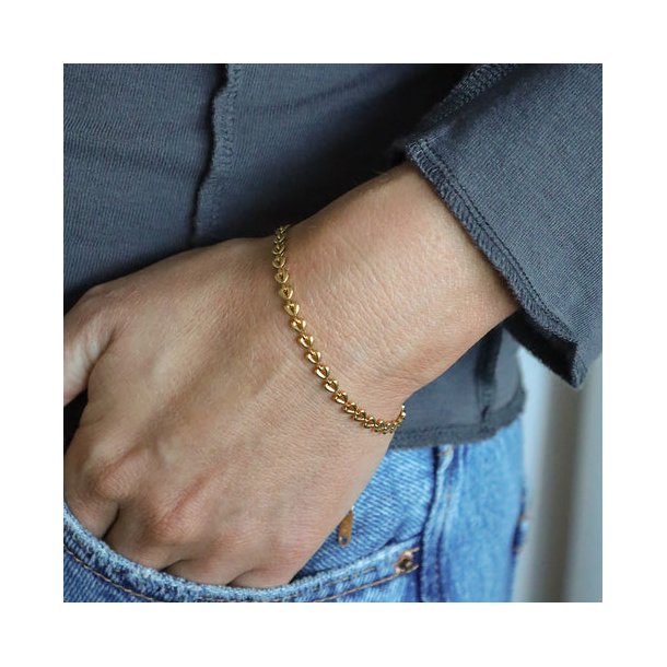 By Str - Mindy Armbnd - Forgyldt