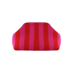 By Str - Alba Clutch - Rd/Pink Stribet