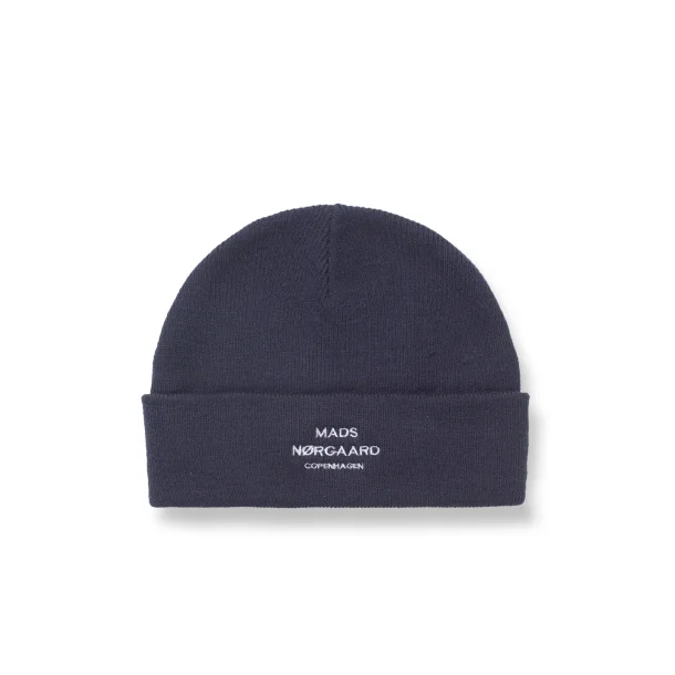 Mads Nrgaard - Hue - Isak Ambas Logo Beanie - Parisian Night
