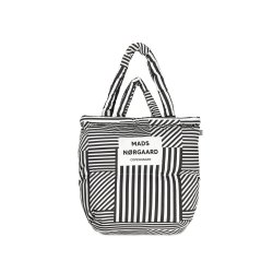 Mads Nrgaard - Taske - Dream Pillow Bag - Stripe Play AOP/Black