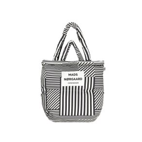 Mads Nrgaard - Taske - Dream Pillow Bag - Stripe Play AOP/Black