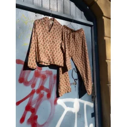 Craft Sisters - Pyjamas Blockprint - Pink Bouquet