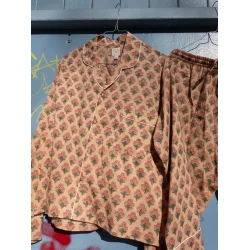 Craft Sisters - Pyjamas Blockprint - Pink Bouquet