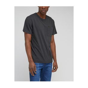 Lee - T-Shirt - Relaxed Pocket Tee - Washed Black