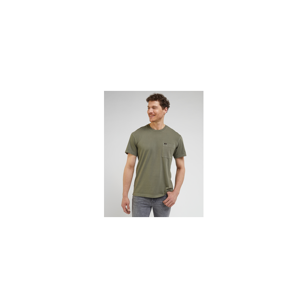 Lee - T-Shirt - Relaxed Pocket Tee - Olive Grove