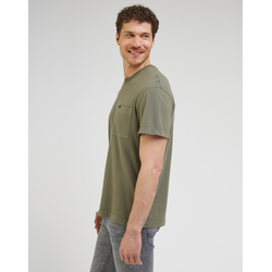 Lee - T-Shirt - Relaxed Pocket Tee - Olive Grove