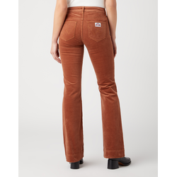 Wrangler - Flare Fljlsbukser - Pony Brown