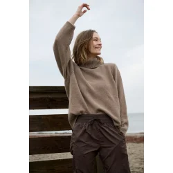 Moshi Moshi Mind - Strik - Honest Knit Roll-Neck - Taupe