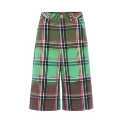 Hunk�n - Shorts Ramone - Green Tartan