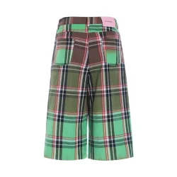 Hunk�n - Shorts Ramone - Green Tartan