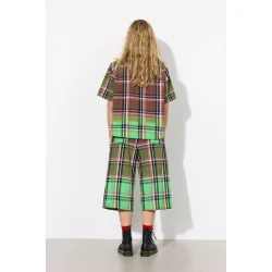 Hunk�n - Shorts Ramone - Green Tartan