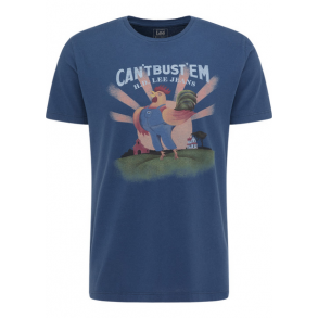 Lee - SS Rooster Tee -  Insignia blue
