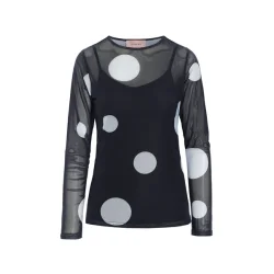 Hunk�n - Salem Mesh Blouse - Black