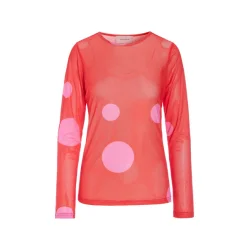 Hunk�n - Salem Mesh Blouse - Red