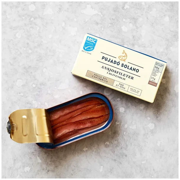 Gr�ndals - Ansjoser i olivenolie