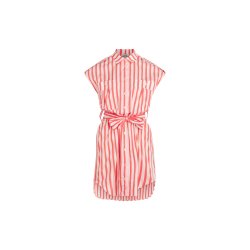 Mads Nrgaard - Kjole - Organic Poplin Sannie - Cherry Tomato