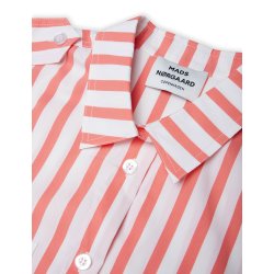 Mads Nrgaard - Kjole - Organic Poplin Sannie - Cherry Tomato