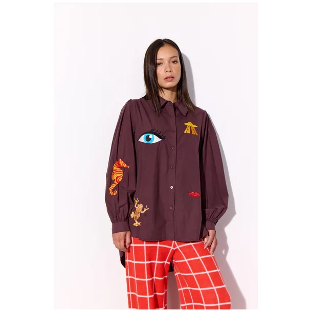 Hunkn - Sasha Shirt - Brown