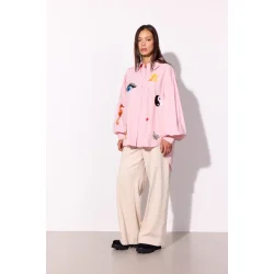 Hunkn - Sasha Shirt - Pink