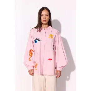 Hunkn - Sasha Shirt - Pink