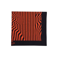 Mads Nrgaard -  Trklde - Soft Cotton Self Scarf - Psychedelic Cherry Tomato