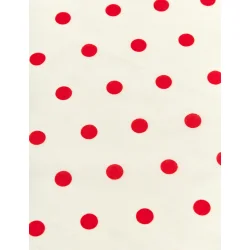 Mads N�rgaard - Soft Dot Scarf - Prikket R�d/Hvid