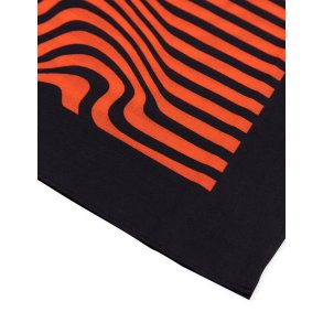 Mads Nrgaard -  Trklde - Soft Cotton Self Scarf - Psychedelic Cherry Tomato