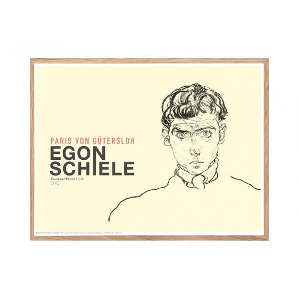 Permild og Rosengreen - Indrammet Plakat - Egon Schiele, Paris von Gtersloh  OBS: SENDES IKKE
