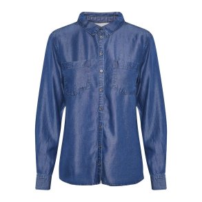 My Essential Wardrobe - The Denim Shirt - Medium Blue Vintage
