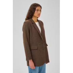 My Essential Wardrobe Blazer - Cleo Dark Brown