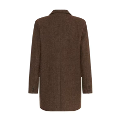 My Essential Wardrobe Blazer - Cleo Dark Brown