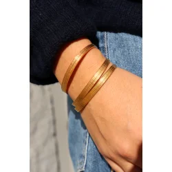 Pico Copenhagen - Olive Armbnd - Forgyldt