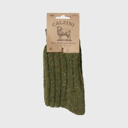 MJM - Sokker Rib Soft 581 32 Wool Mix - Green