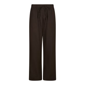 Neo Noir - Bukser Sonar Linen Pants - Dark Brown