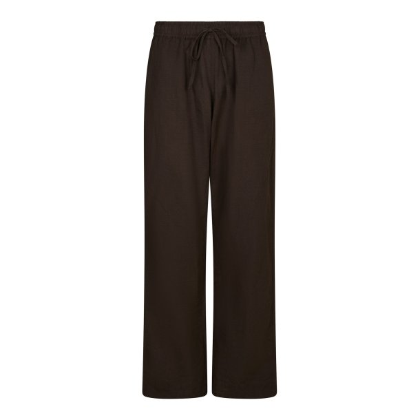 Neo Noir - Bukser Sonar Linen Pants - Dark Brown
