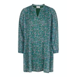 Neo Noir - Kjole - Svala Forest Pliss Dress Green