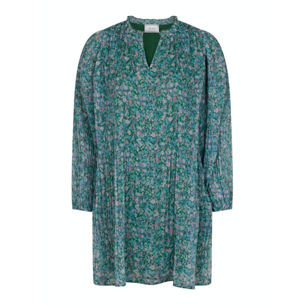 Neo Noir - Kjole - Svala Forest Pliss Dress Green